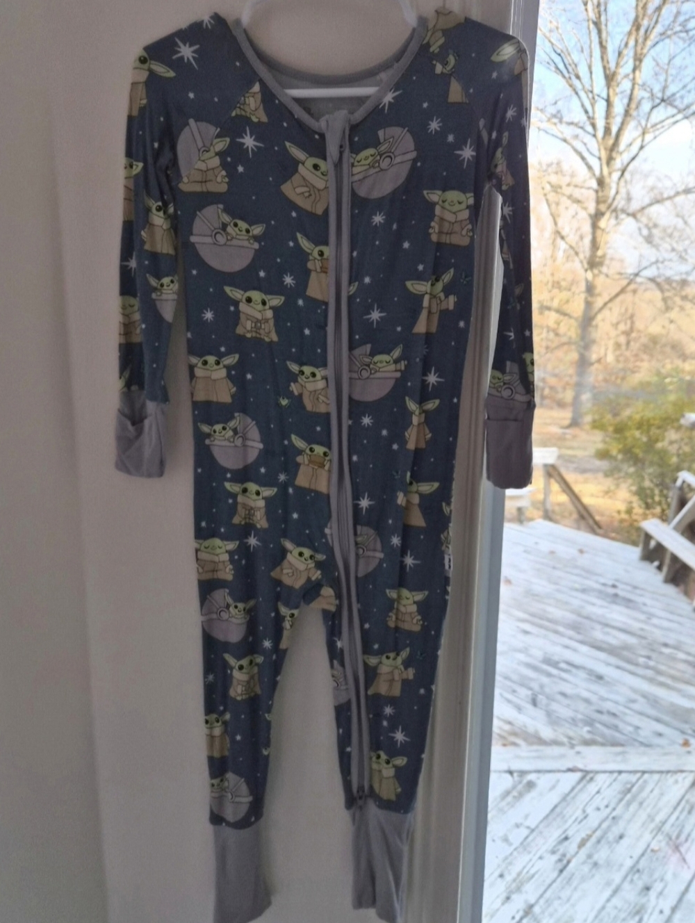 Little Sleepies Baby Yoda Star Wars Zippy